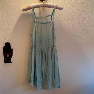 Beach cover up / slip dress blue